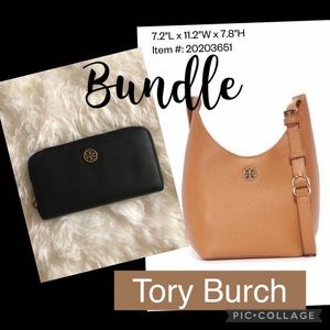 Tory Burch Perry small hobo & TB leather wallet